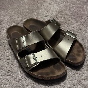 Gold Birkenstocks